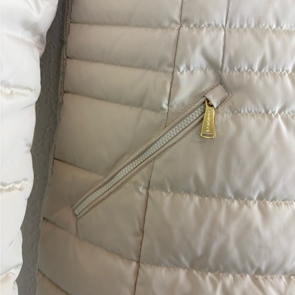 Never worn: Laundry By Shelli Segal Off-White Puffer Coat - Picture 2 of 12